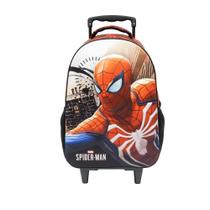 Mochila Rodinhas G Spider Man Homem Aranha 3D - Xeryus 10970 Mochila Rodinhas G Spider Man Homem Aranha 3D - Xeryus 10970