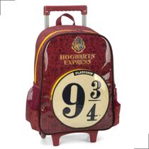 Mochila Rodinhas Harry Potter Infantil Escolar Bolsa Rodas Menino Menina Juvenil Reforçada Luxcel