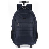 Mochila Rodinhas Notebook 18" Masculina e Feminina Impermeável Alças de Costas - Chicago - Polo King - Vermelho