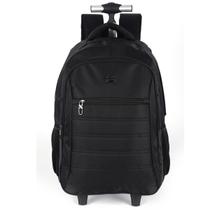 Mochila Rodinhas Notebook 18" Masculina e Feminina Impermeável Alças de Costas - Chicago - Polo King - Vermelho