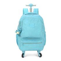 Mochila Rodinhas Notebook Crinkle Chaveiro Pelúcia Dino Mochila Rodinhas Notebook Crinkle Chaveiro Pelúcia Dino