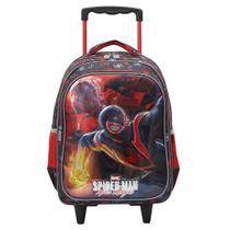 Mochila Rodinhas Spider-man Miles Morales Metalizada Xeryus Y1 13360