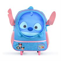 Mochila Rodinhas Stitch Disney Infantil Escolar Resistente Unissex Mochila Rodinhas Stitch Disney Infantil Escolar Resistente Unissex