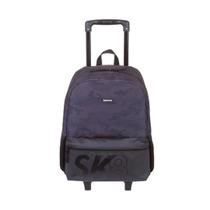 Mochila Rodinhas Street Skate Sk8 Preto Sestini Original