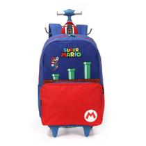 Mochila Rodinhas Super Mario ul Maxlog 18 Mochila Rodinhas Super Mario ul Maxlog 18