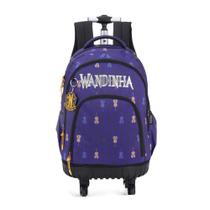 Mochila Rodinhas Wandinha Violoncelo Roxo Luxcel Mochila Rodinhas Wandinha Violoncelo Roxo Luxcel