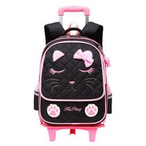 Mochila rolante MITOWERMI Cute for Girls Trolley School Bag