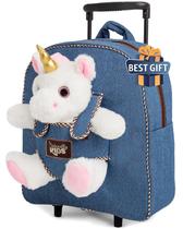Mochila rolante Naturally KIDS Unicorn para meninas Mochila rolante Naturally KIDS Unicorn para meninas