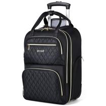 Mochila Rolante Ponhog 35 Litros para Mulheres com Porta-Laptop 15,6" - Preta