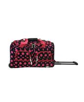 Mochila rolante Rockland BLKPNKDOT com rodas extra grandes