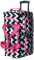 Mochila rolante Rockland PINKCHEVRON 22 polegadas com rodas