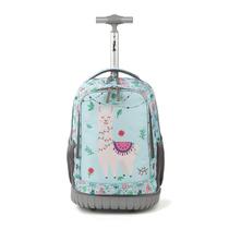 Mochila rolante Tilami Alpaca Design para meninos e meninas