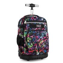 Mochila rolante Tilami para crianças, bolsa de livros com rodas de 46 cm, vermelha Mochila rolante Tilami para crianças, bolsa de livros com rodas de 46 cm, vermelha