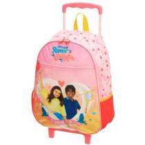 Mochila Romeu e Julieta Escolar Infantil Rodinhas Tam G