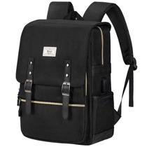 Mochila Ronyes Vintage Laptop 15,6" com porta de carregamento USB