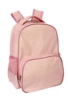 Mochila Rosa LS Em Glitter Com 4 Divisões - MO3188