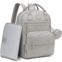 Mochila ROSEGIN, bolsa de fraldas de material vegano, 35L, impermeável