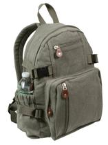 Mochila Rothco Olive Drab Vintage Compact Canvas 15x13,5x7cm