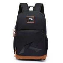 Mochila Rusty Espaçosa Reforçada Preto Escolar Bolsa Trabalho Mochila Rusty Espaçosa Reforçada Preto Escolar Bolsa Trabalho
