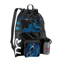 Mochila Saco Drenante para Equipamento Natação TYR Mummy 40L