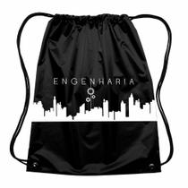 Mochila Saco Em Nylon Emborrachado 35x45cm Profissões Mochila Saco Em Nylon Emborrachado 35x45cm Profissões