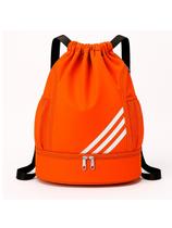 Mochila Saco Esportiva Impermeável 25L com Zíper Inferior e Alças Reforçadas