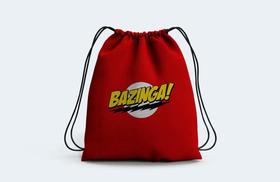 Mochila Saco Geek Nerd Bazinga Mochila Saco Geek Nerd Bazinga