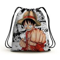 Mochila Saco Infantil Luffy Anime One Piece Escola Passeio Mochila Saco Infantil Luffy Anime One Piece Escola Passeio