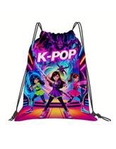 Mochila Sacola de Cordão com Tema de Personagens K-POP Cor:MulticoloridoDesenho:Modelo 03 K-POp Mochila Sacola de Cordão com Tema de Personagens K-POP Cor:MulticoloridoDesenho:Modelo 03 K-POp