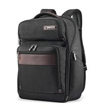 Mochila Samsonite Kombi Business Preta/Marrom 17,5x12x7 cm