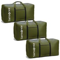 Mochila Samsonite Tote-A-Ton Army Green 32,5", pacote com 3