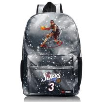 Mochila SANMU Casual Style NBA Star Allen Iverson Pattern