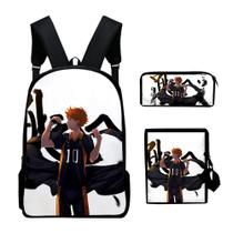 Mochila School Haikyuus Hinatas Shoyos Anime 3 unidades/lote