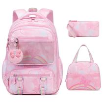 Mochila Scothen Arcoíris Mariposa con Juego de Bolsa de Almuerzo Mochila Scothen Arcoíris Mariposa con Juego de Bolsa de Almuerzo