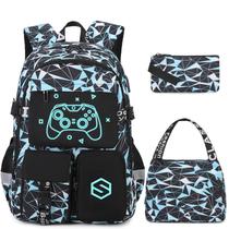 Mochila Scothen Cool Luminous Boys USB Charging 30x18x46cm