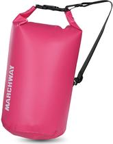 Mochila seca impermeável MARCHWAY Floating 10L rosa