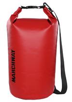 Mochila seca MARCHWAY 20L impermeável vermelha flutuante