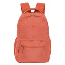 Mochila Sestini 2 Compartimentos College Crinkle 3 Laranja