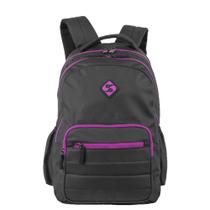 Mochila Sestini College Hydroblock 2 Comp Preto e Roxo Mochila Sestini College Hydroblock 2 Comp Preto e Roxo