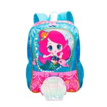Mochila Sestini Com Bolsa Y Anime Azul