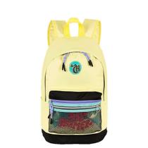 Mochila Sestini Grande Capricho Candy Popcorn Amarelo