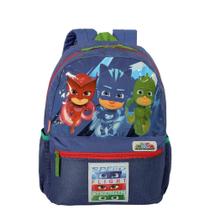 Mochila Sestini Grande Pj Masks Colorido Azul