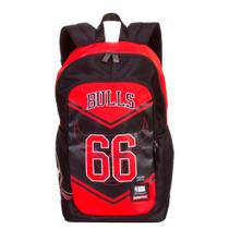 Mochila Sestini NBA Magic Chicago Bulls Preto e Vermelho