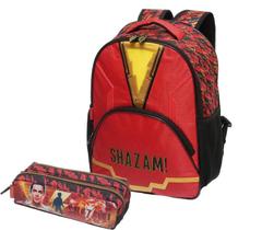 Mochila Shazam G Com Led E Estojo Duplo