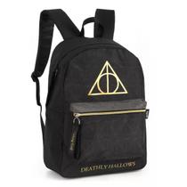 Mochila Simbolo Brasão da Relíquias da Morte Harry Potter