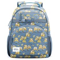 Mochila Simple Modern Minions 42cm Kids School 18L