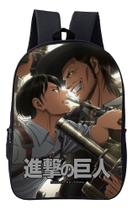 Mochila Simples Anime Attake Titan On Escolar Unisex Confort