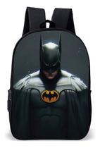 Mochila Simples Avulsa Super Heroi Mocego Bat Men Menino Lançamento