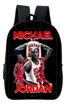 Mochila Simples Escolar Infantil Masculina Rei do Basquete Mochila Simples Escolar Infantil Masculina Rei do Basquete