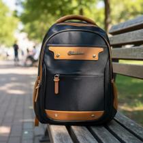 Mochila Simples reforçada impermeável Bolso para Notebook